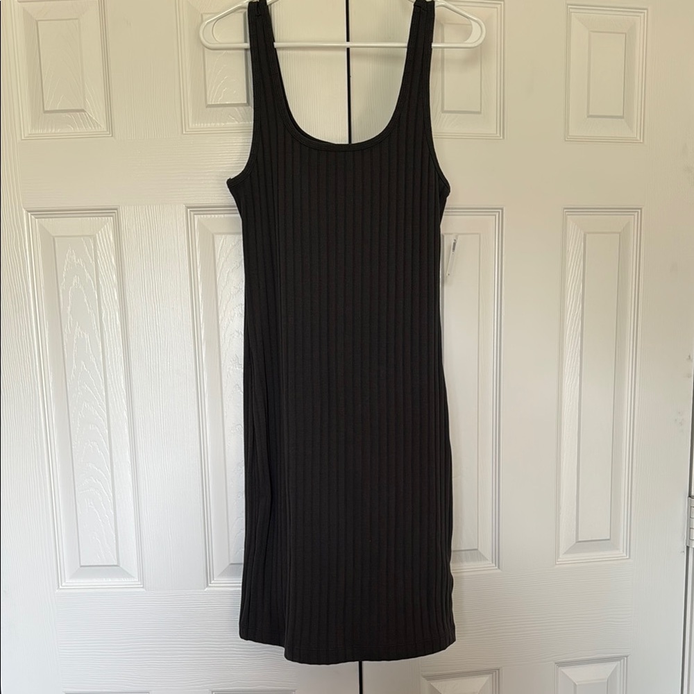Old navy charcoal grey Ribbed Sleeveless Dress